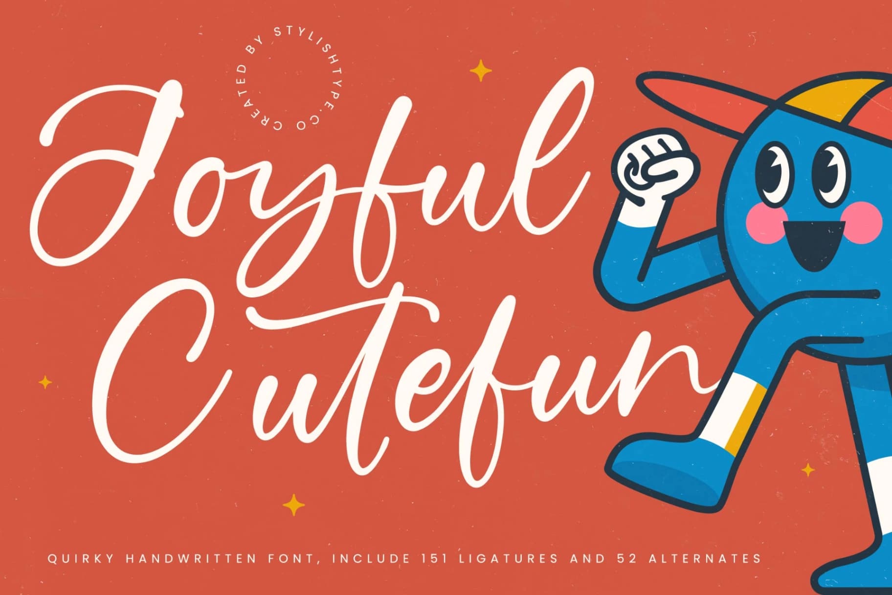 Preview 1 for Joyful Cutefun - Quirky Handwritten Font