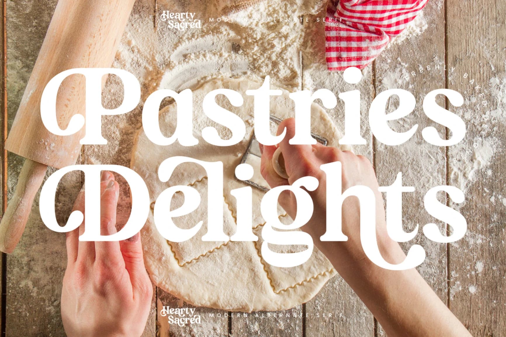 Preview 5 for Hearty Sacred - Modern Alternate Serif
