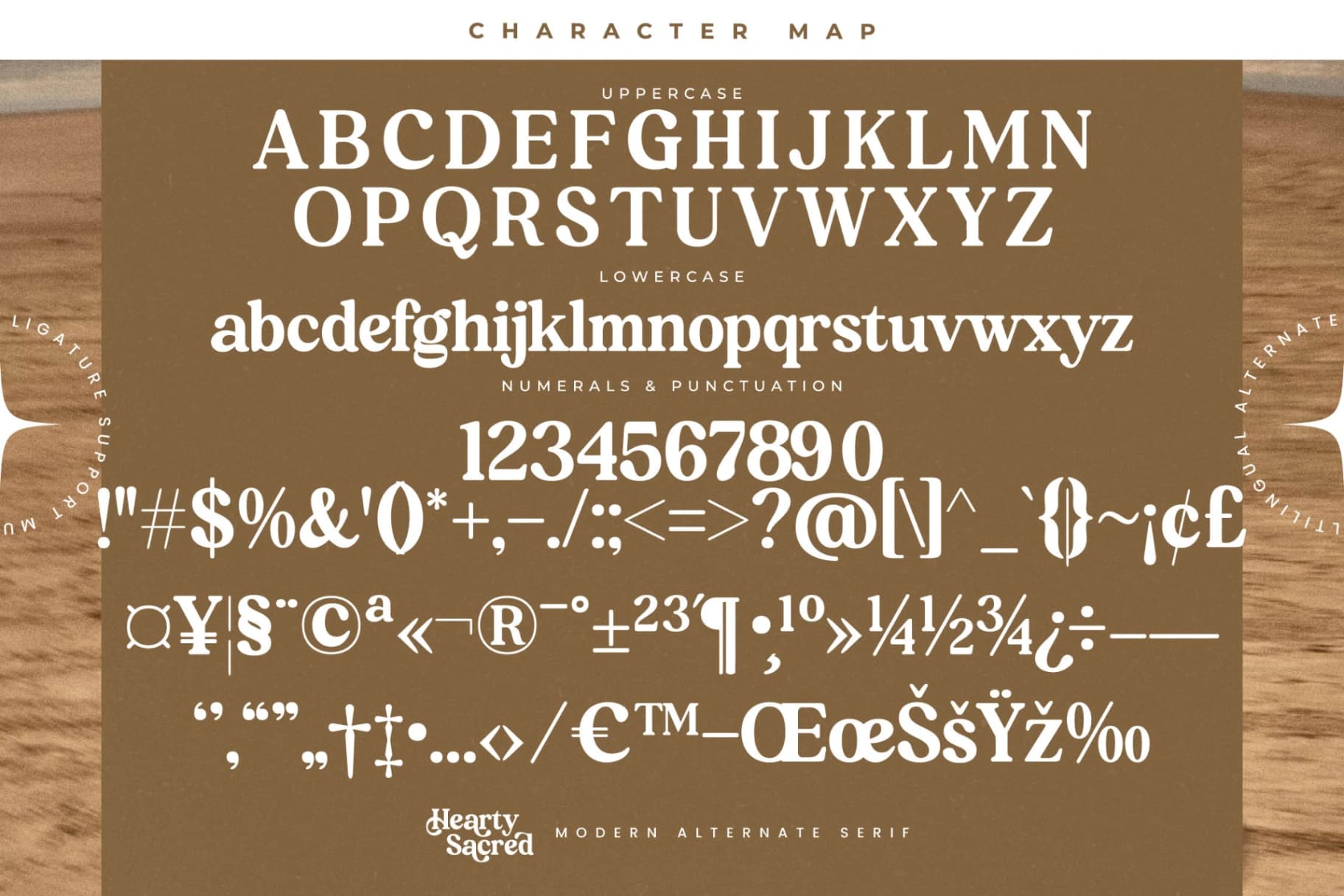 Preview 18 for Hearty Sacred - Modern Alternate Serif