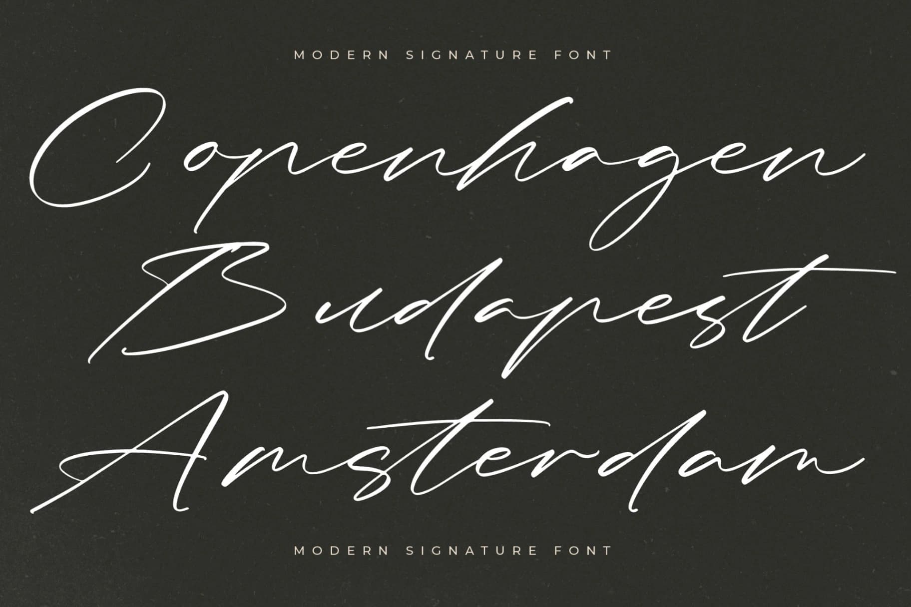 Preview 6 for Kingdome Daylight - Modern Signature Font