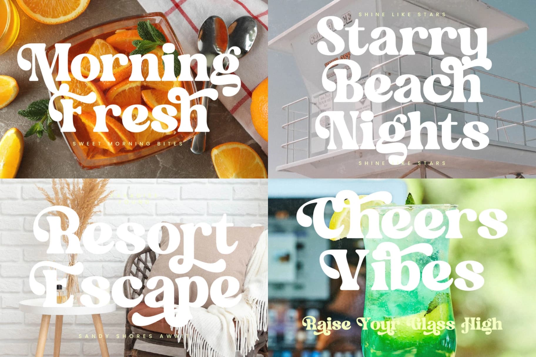 Preview 16 for Garden Delight - Modern Retro Serif