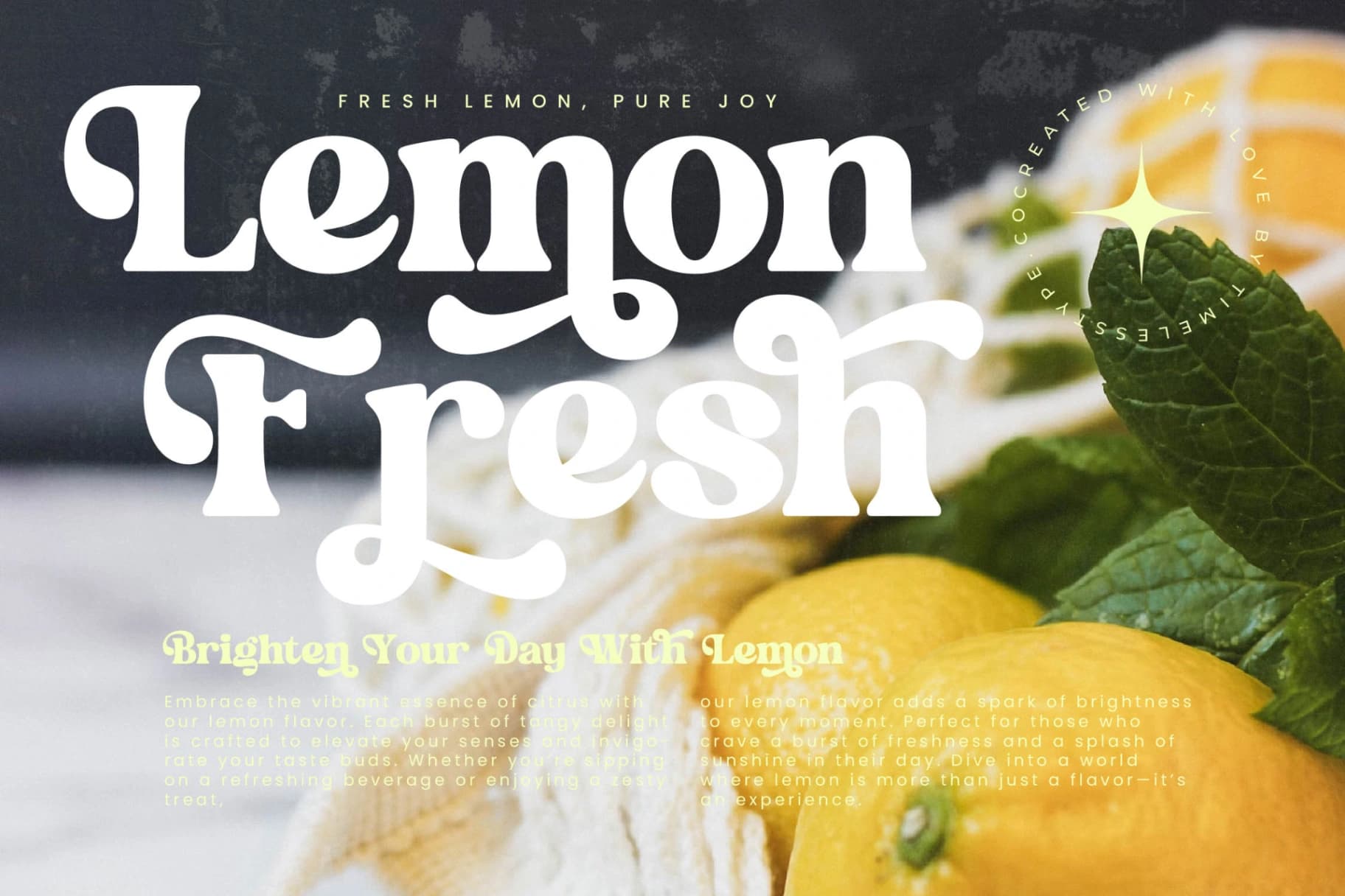 Preview 5 for Garden Delight - Modern Retro Serif