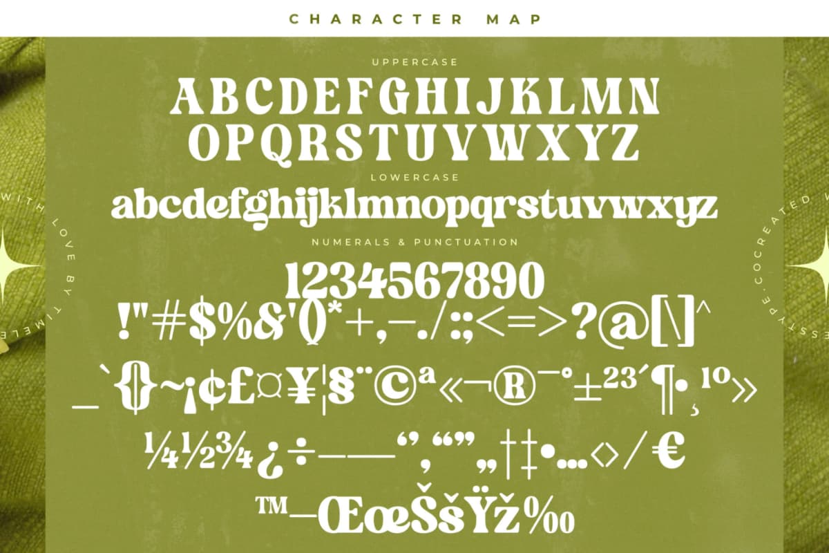 Garden Delight - Modern Retro Serif font preview 18