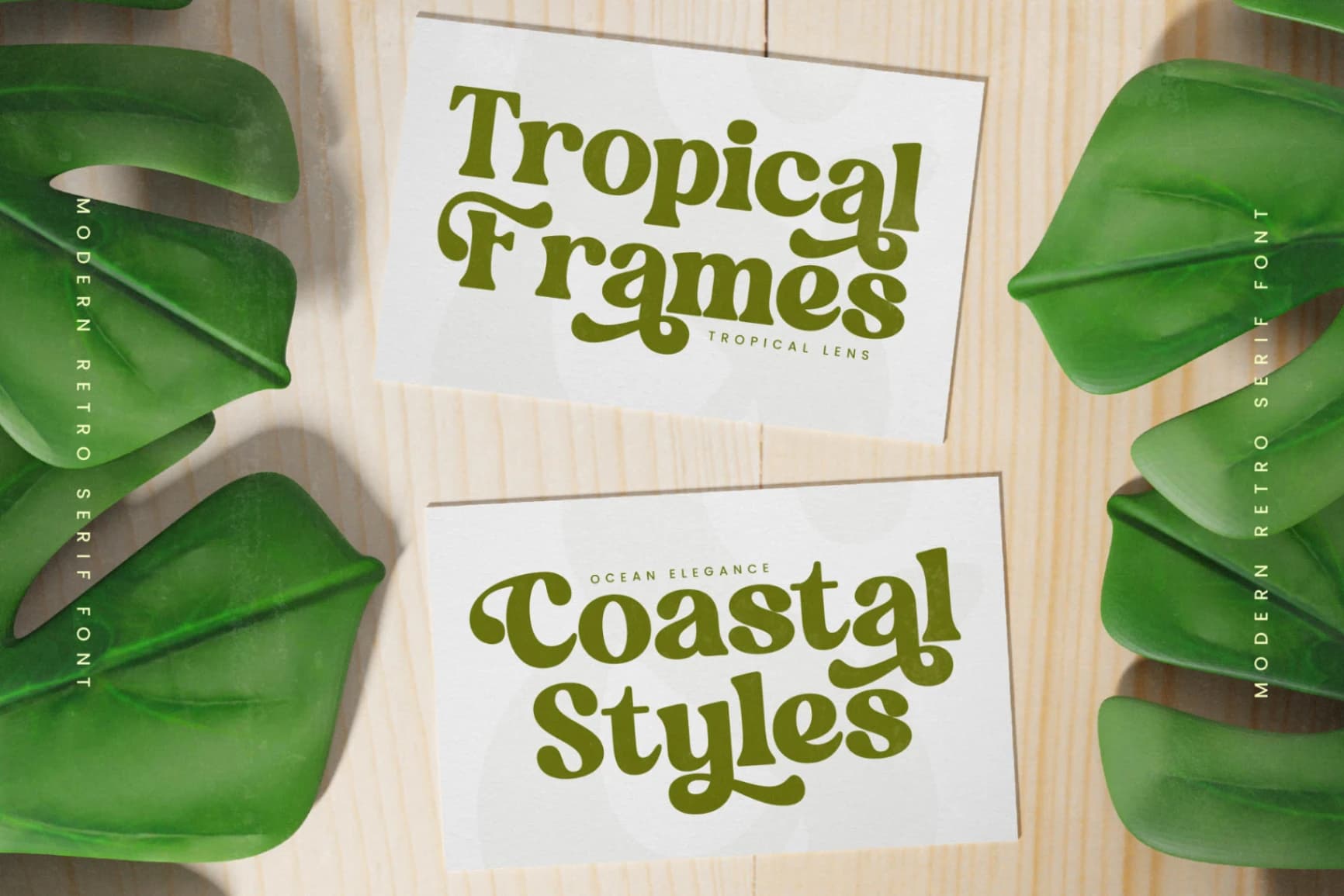 Preview 14 for Garden Delight - Modern Retro Serif