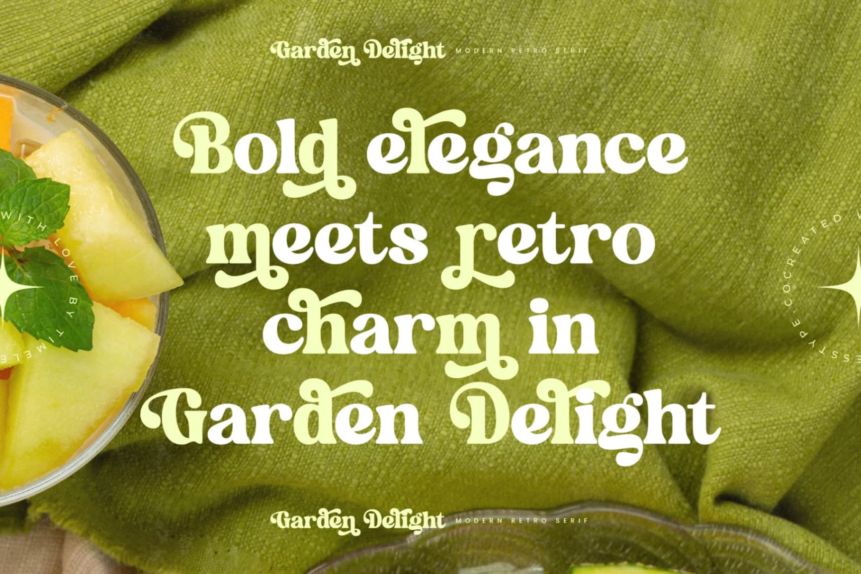 Preview 4 for Garden Delight - Modern Retro Serif