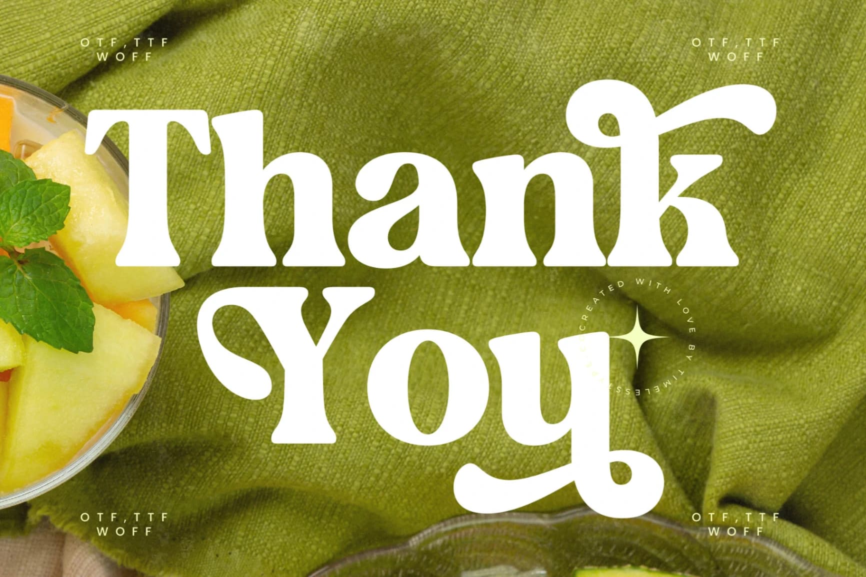 Preview 20 for Garden Delight - Modern Retro Serif