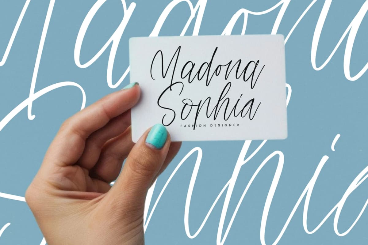 Magicals Billery - Modern Calligraphy Font font preview 7