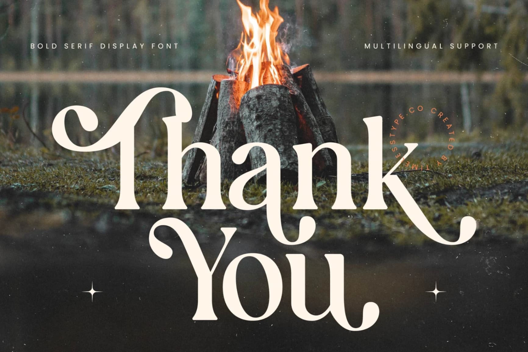Preview 20 for Bonfire Glisten - Bold Serif Display