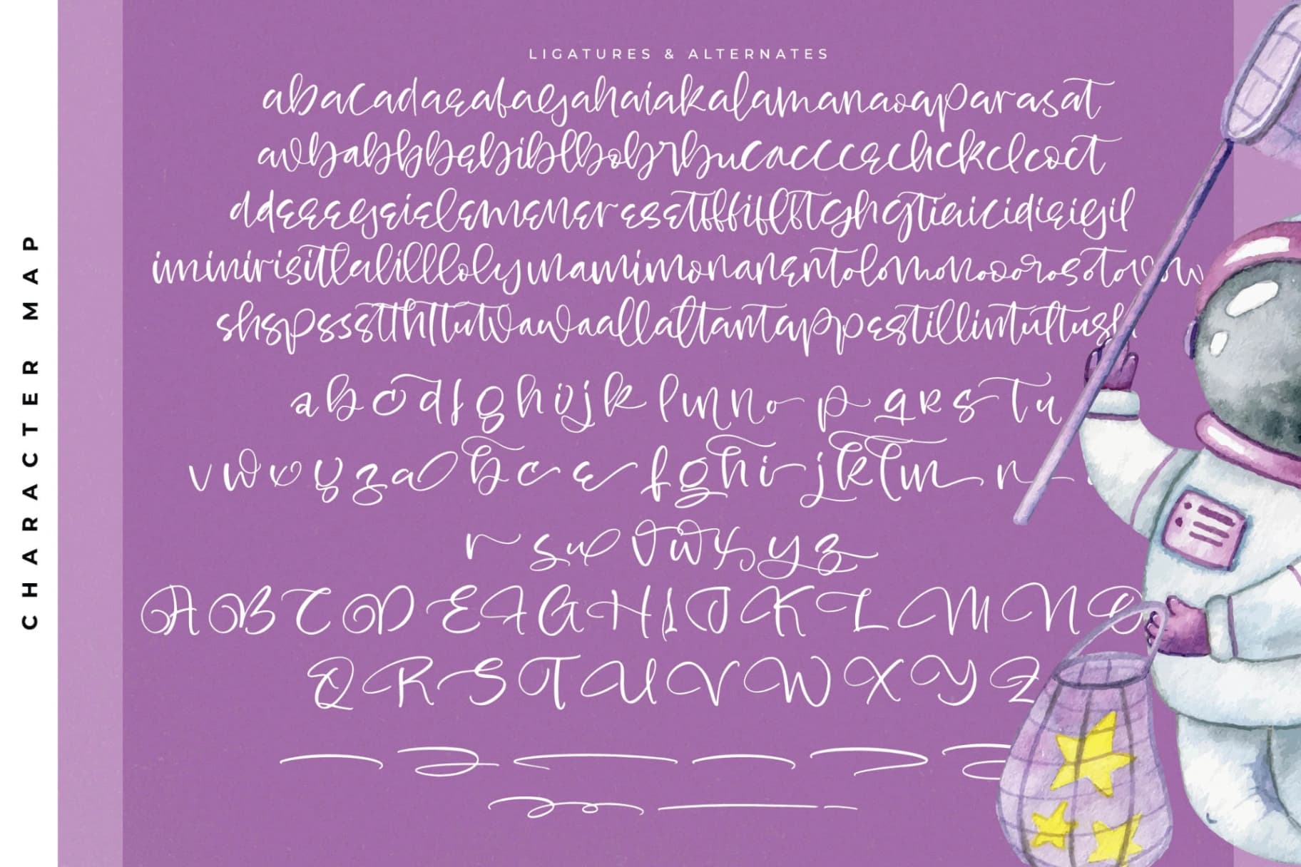 Preview 19 for Nebula Golden - Handwritten Script Font