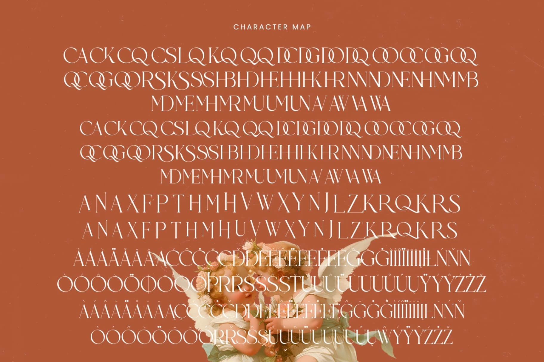 Preview 19 for Sparkle Passion - All Caps Display Serif Font