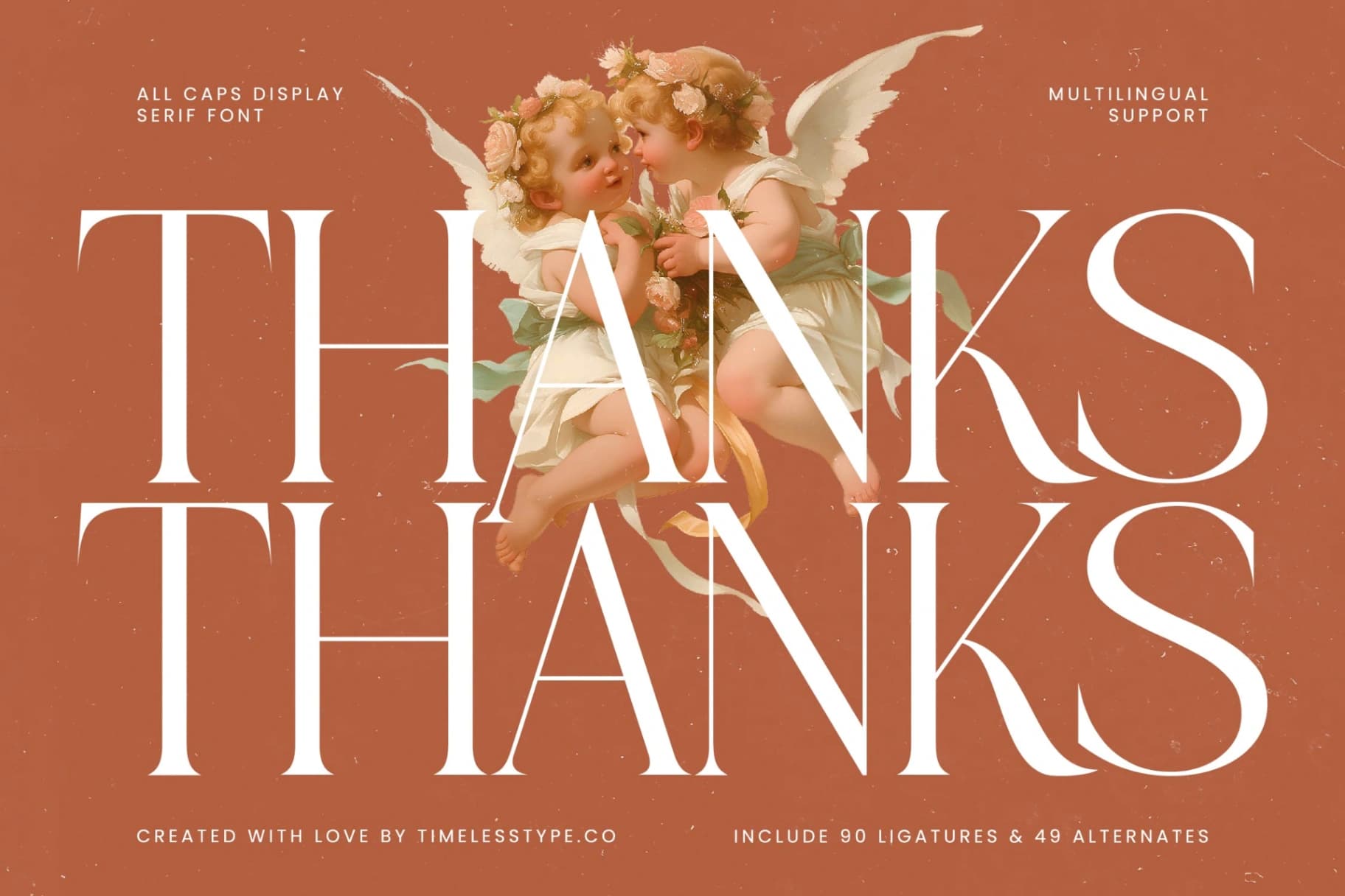 Preview 20 for Sparkle Passion - All Caps Display Serif Font