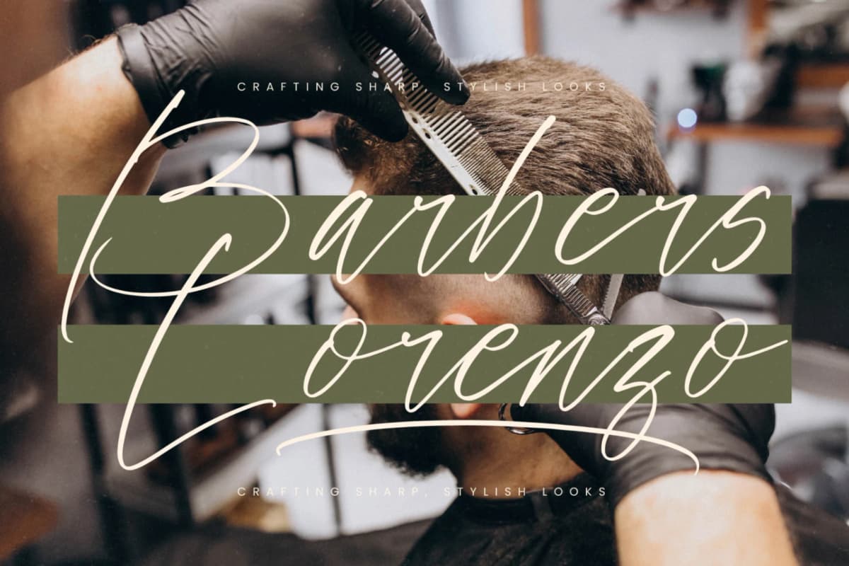History Postime - Modern Script Font font preview 8