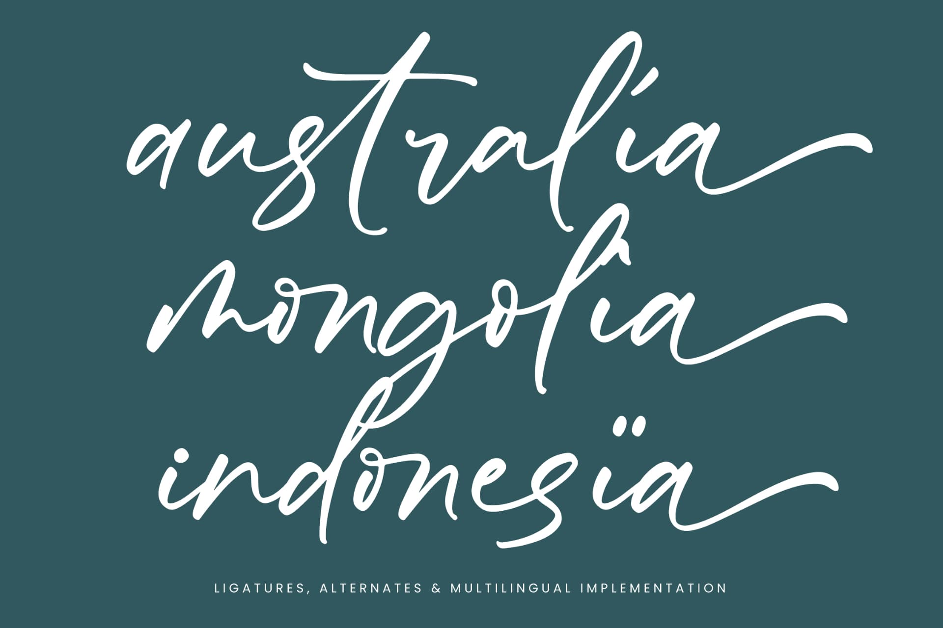Preview 14 for Froster Snowfow - Stylish Handwritten Font