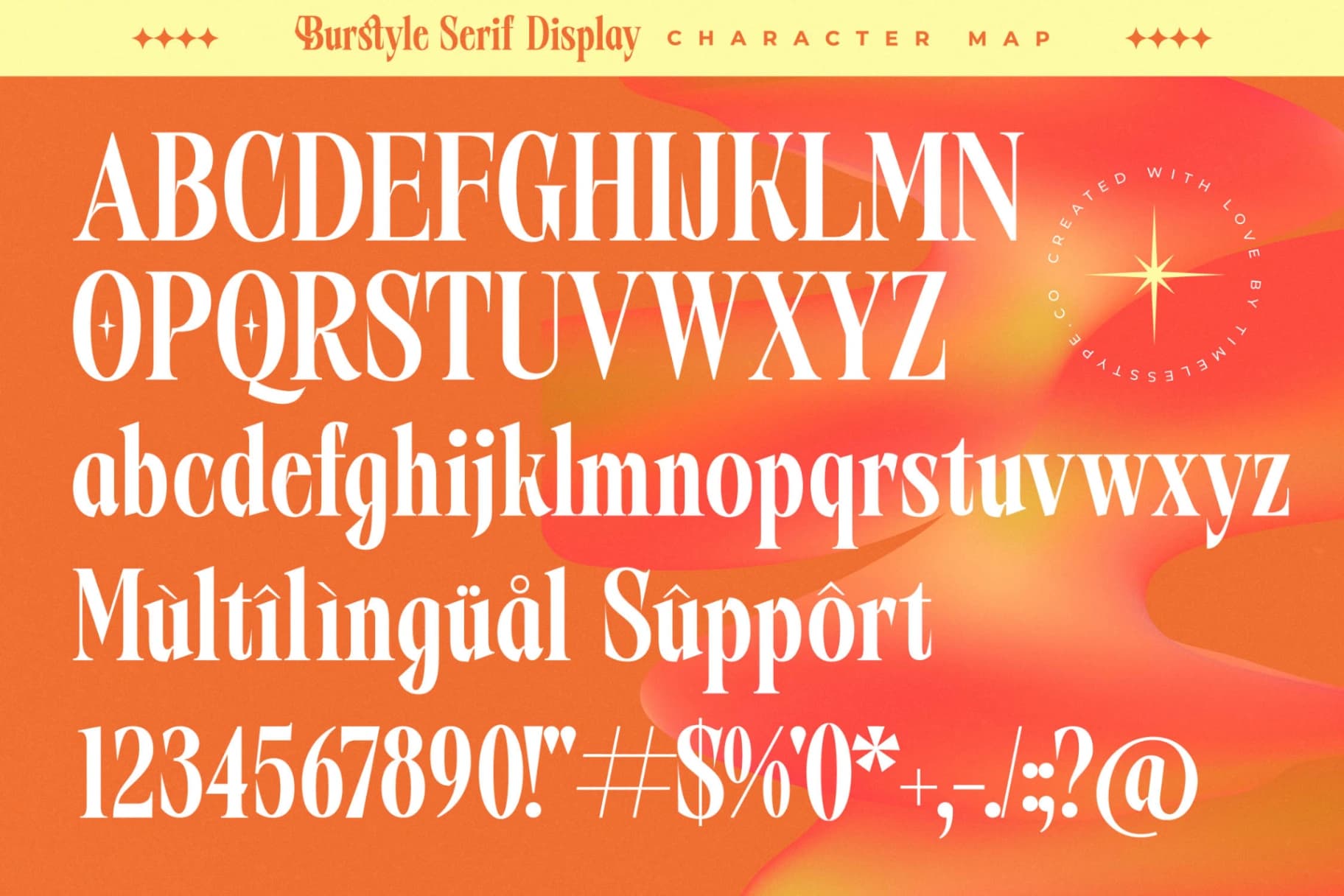 Preview 18 for Burstyle - Modern Display Serif