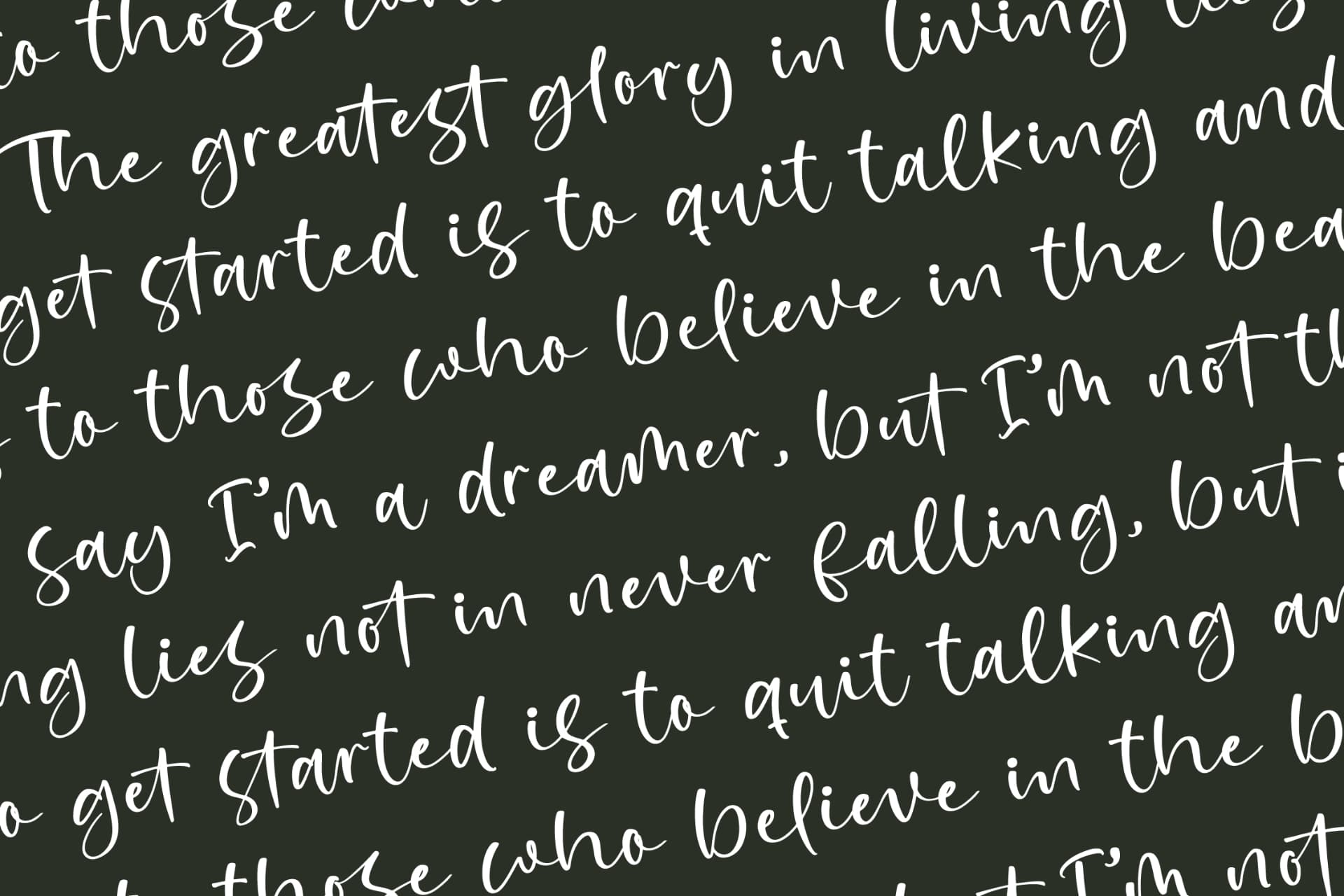Preview 17 for Avisty Lintera - Quirky Handwritten Font