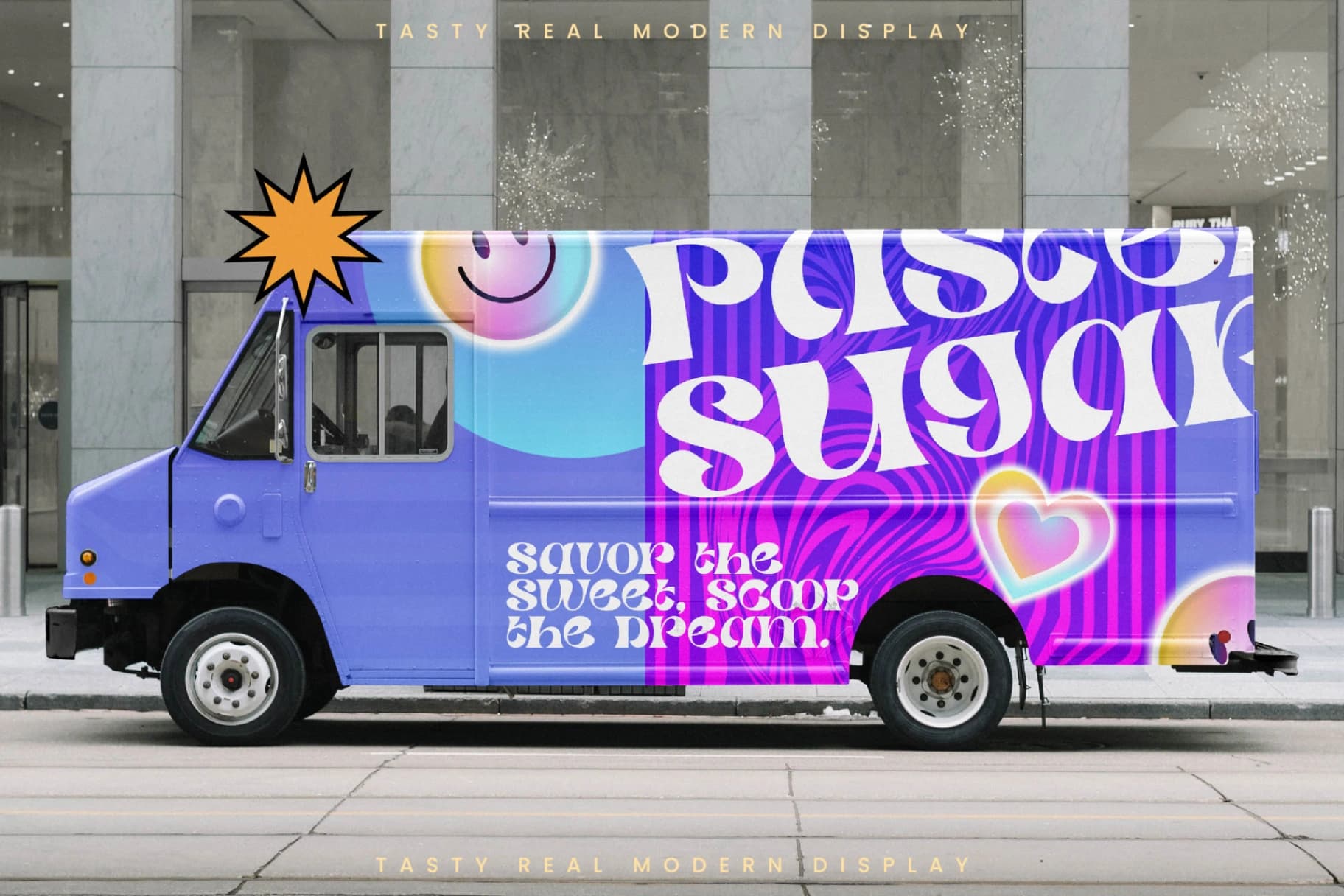 Preview 3 for Tasty Real - Modern Display Font