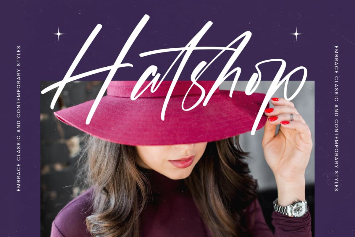 Glitestik Vintage - Stylish Handwritten Font font preview 8