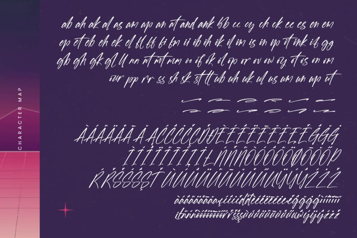 Glitestik Vintage - Stylish Handwritten Font font preview 19