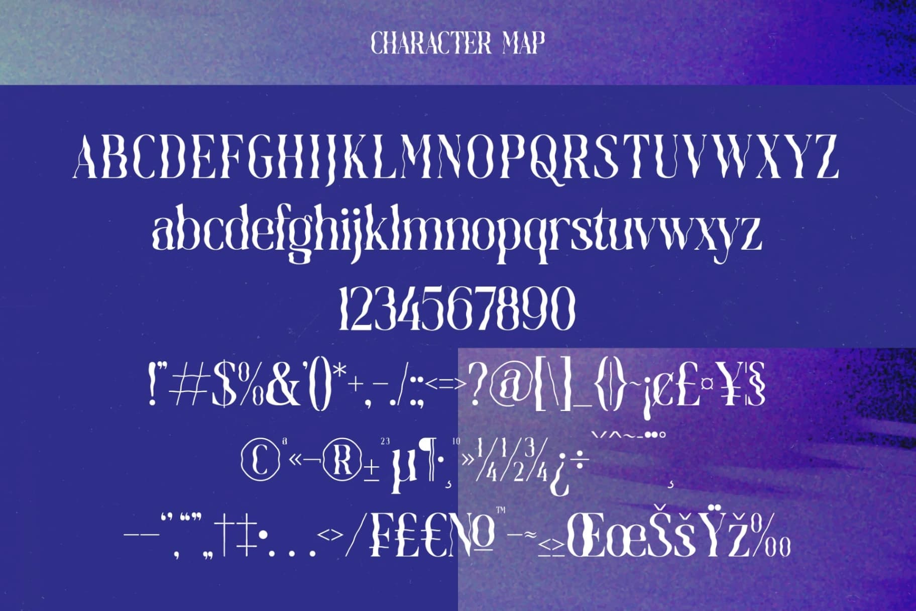 Preview 18 for Ocean Fluid - Experimental Display Serif