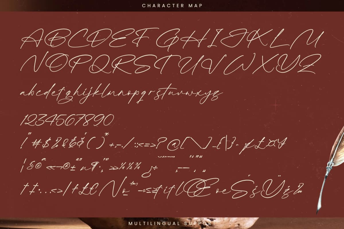 Preview 18 for Alister Smitha - Stylish Signature Font