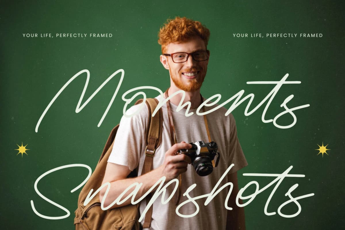 Pokado Richly - Natural Handwritten Font font preview 3