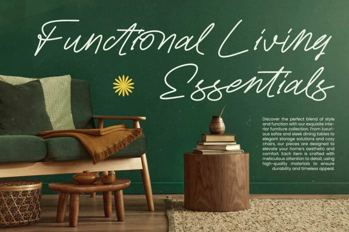 Pokado Richly - Natural Handwritten Font font preview 2