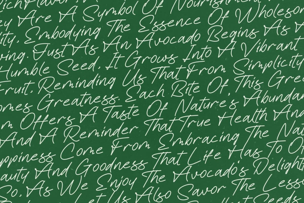 Pokado Richly - Natural Handwritten Font font preview 13
