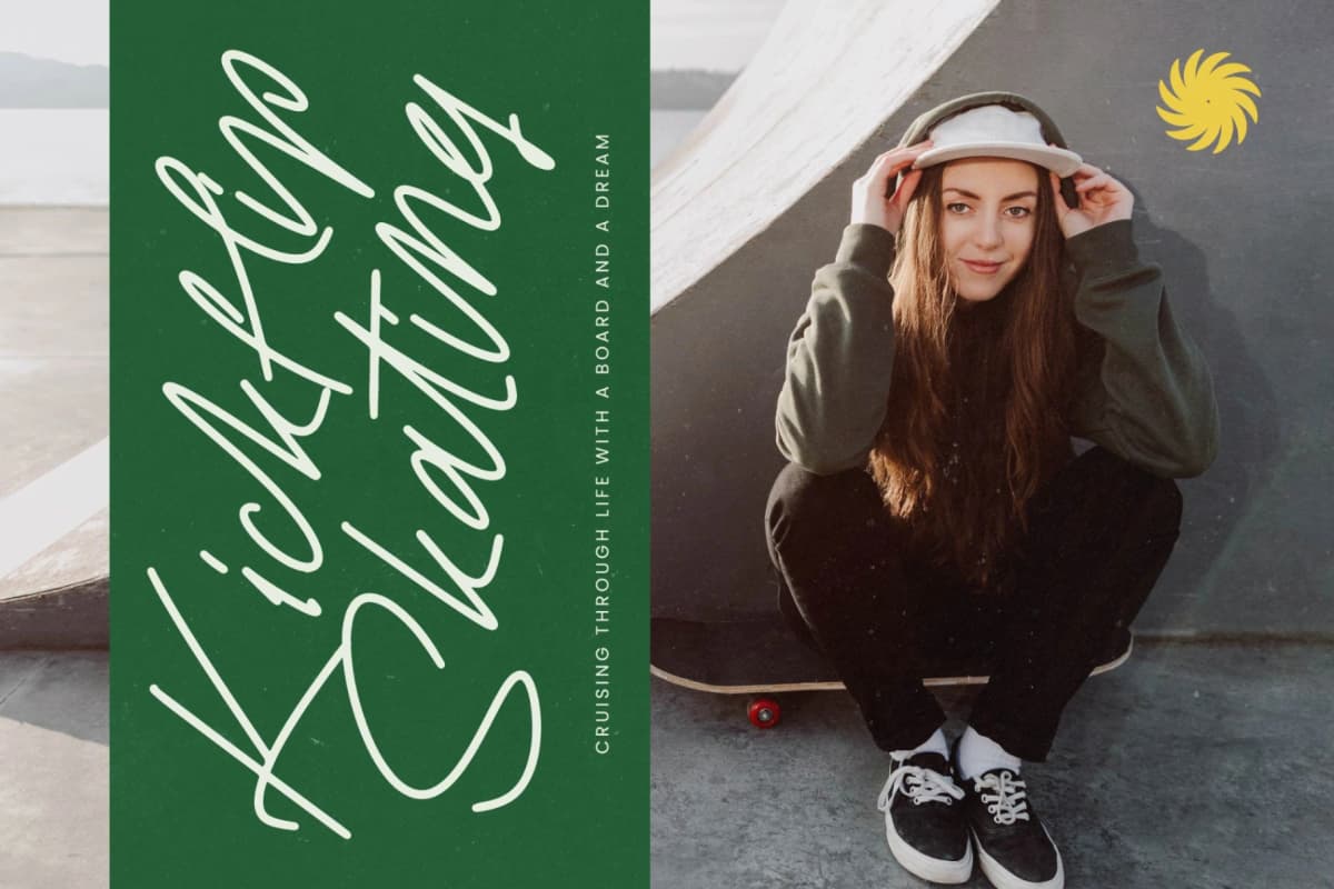 Pokado Richly - Natural Handwritten Font font preview 10