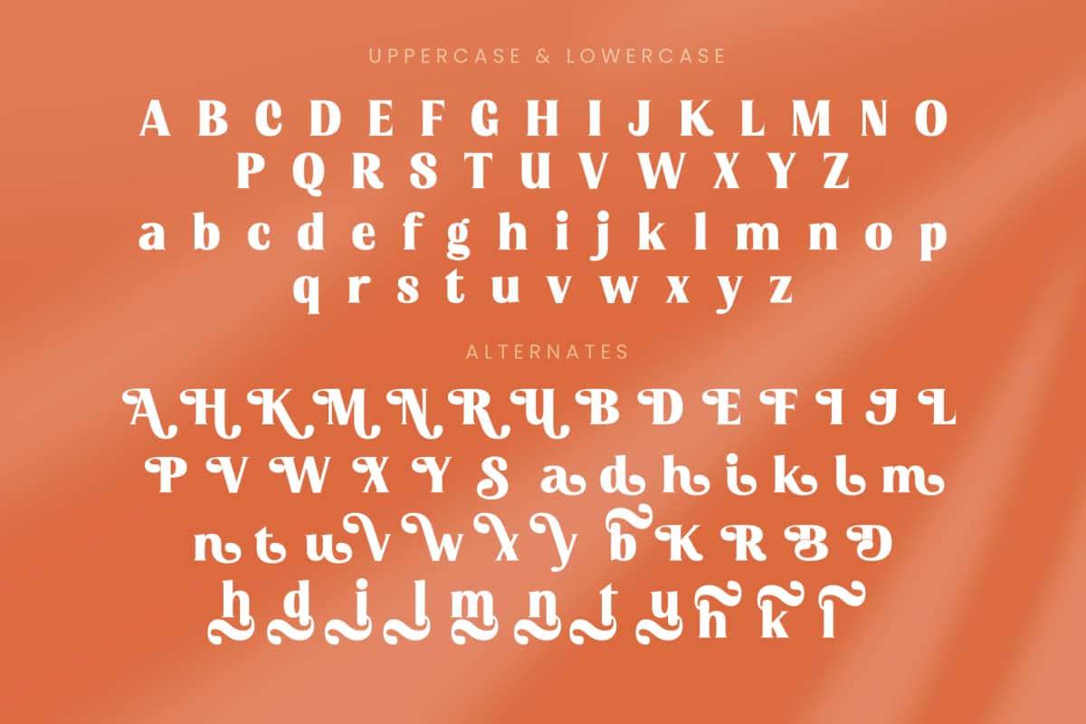 Preview 13 for Devika Sunset - Display Serif Font