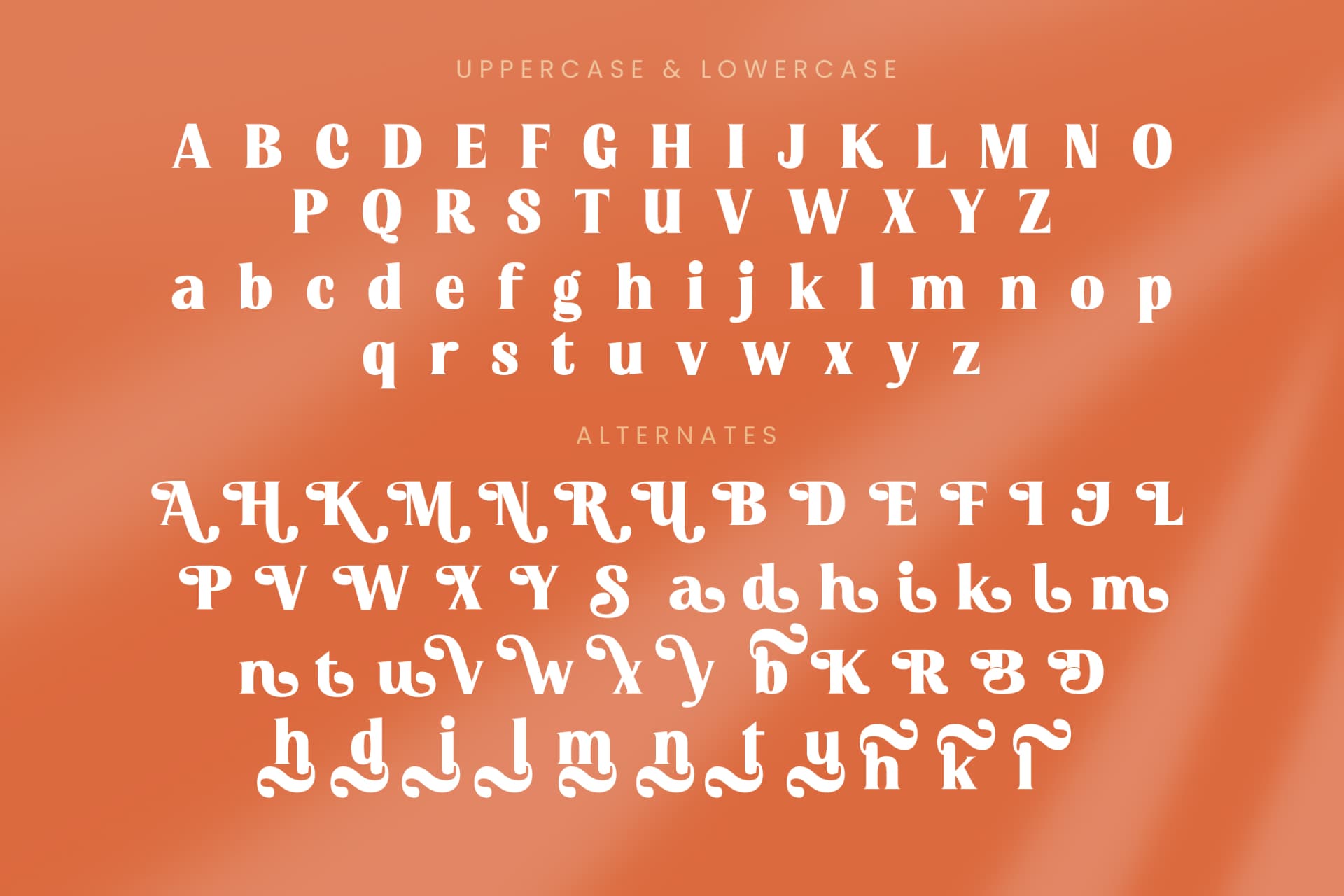 Preview 13 for Devika Sunset - Display Serif Font