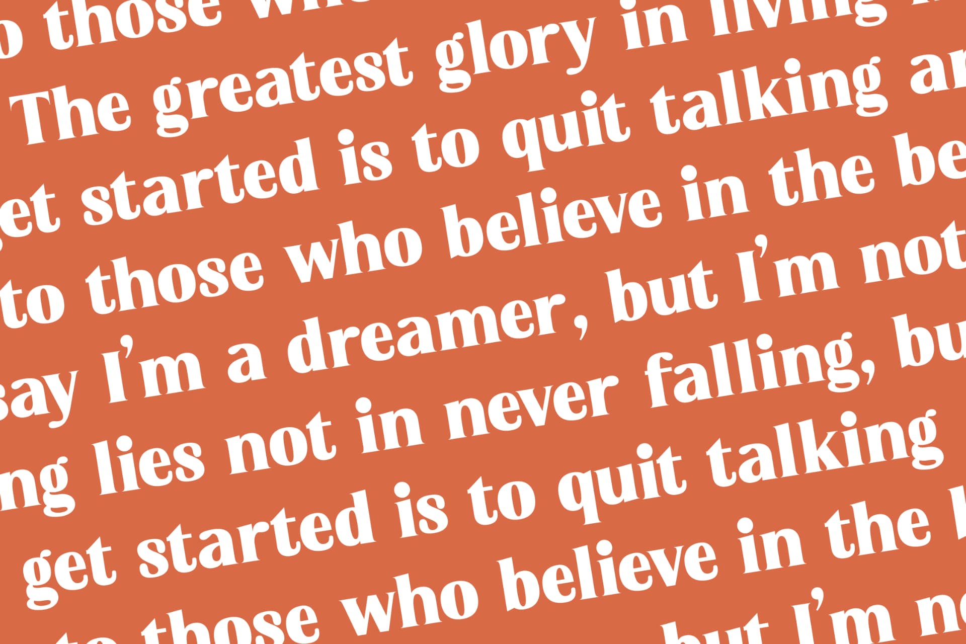 Preview 17 for Devika Sunset - Display Serif Font