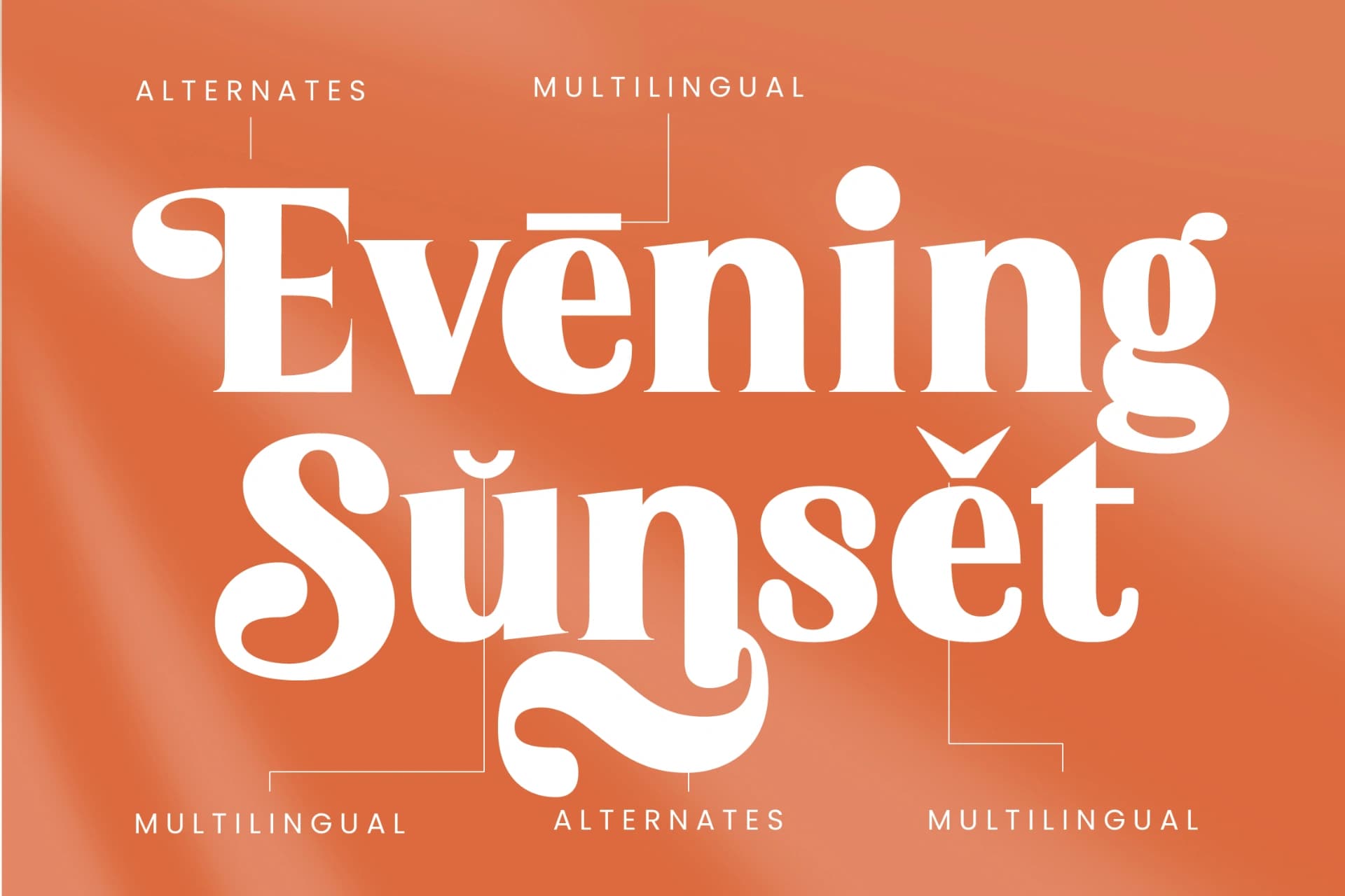 Preview 15 for Devika Sunset - Display Serif Font