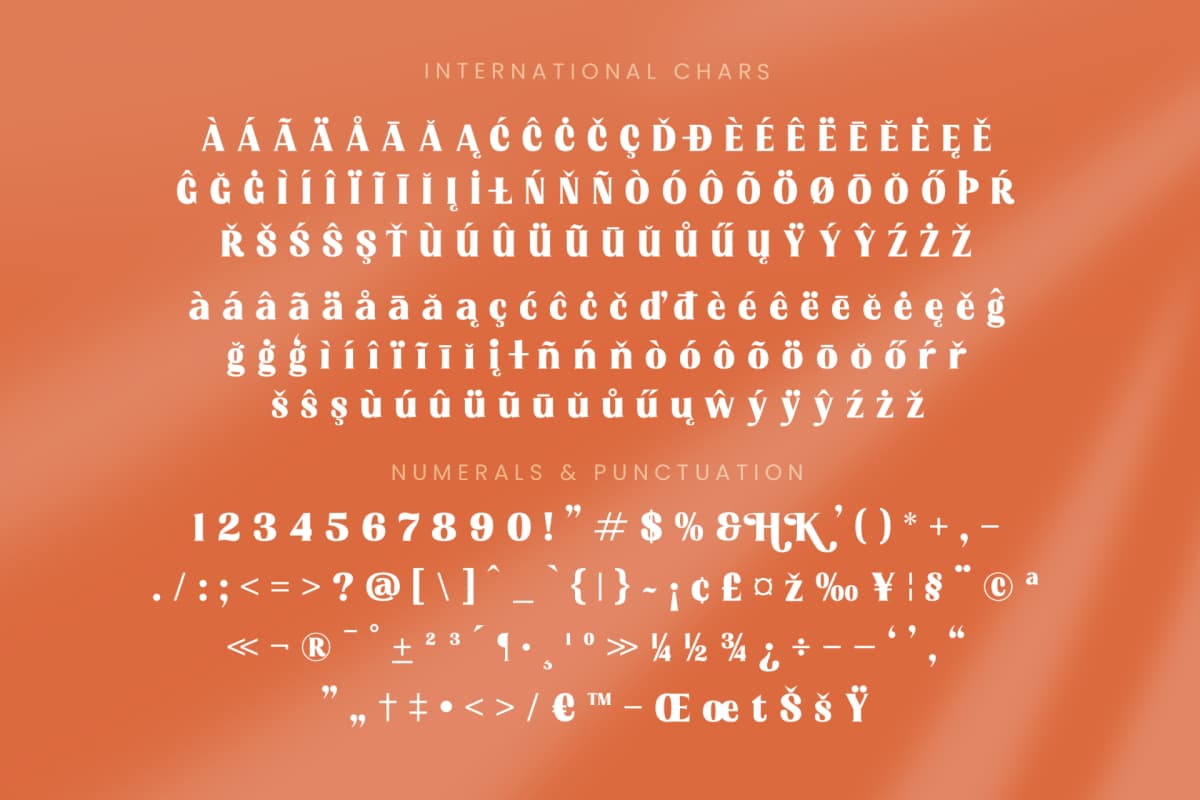 Preview 19 for Devika Sunset - Display Serif Font