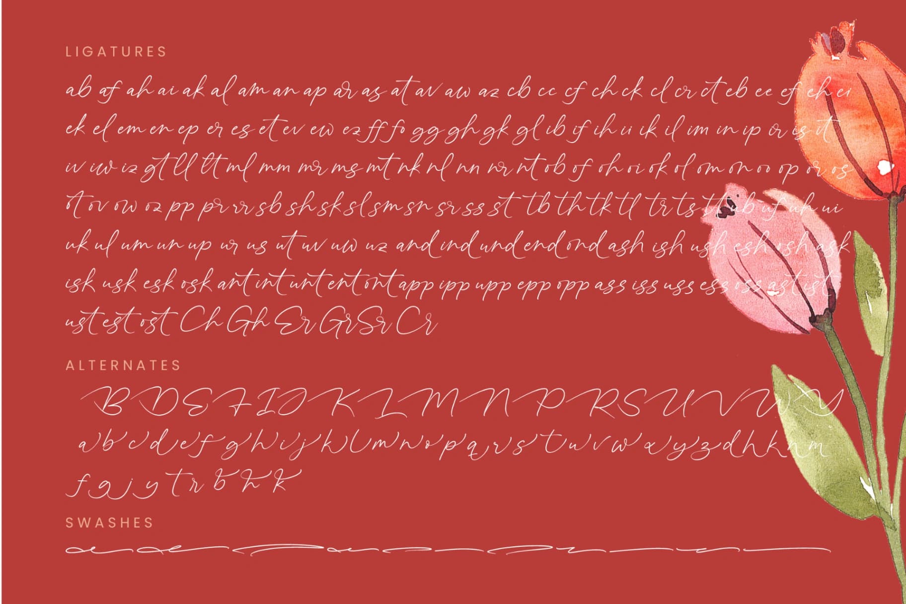 Preview 19 for Grontalo Eriticall - Stylish Handwritten Font