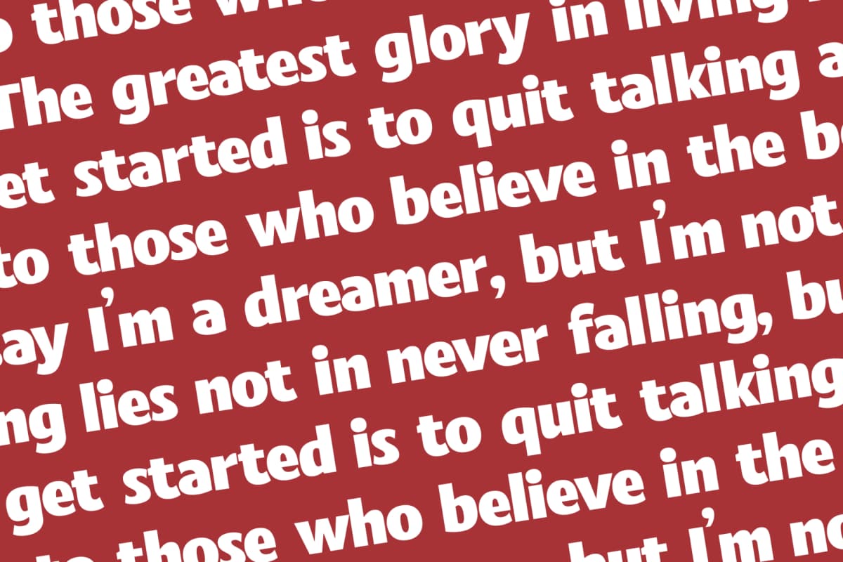 Preview 17 for Caffie Lofie - Display Sans Serif Font