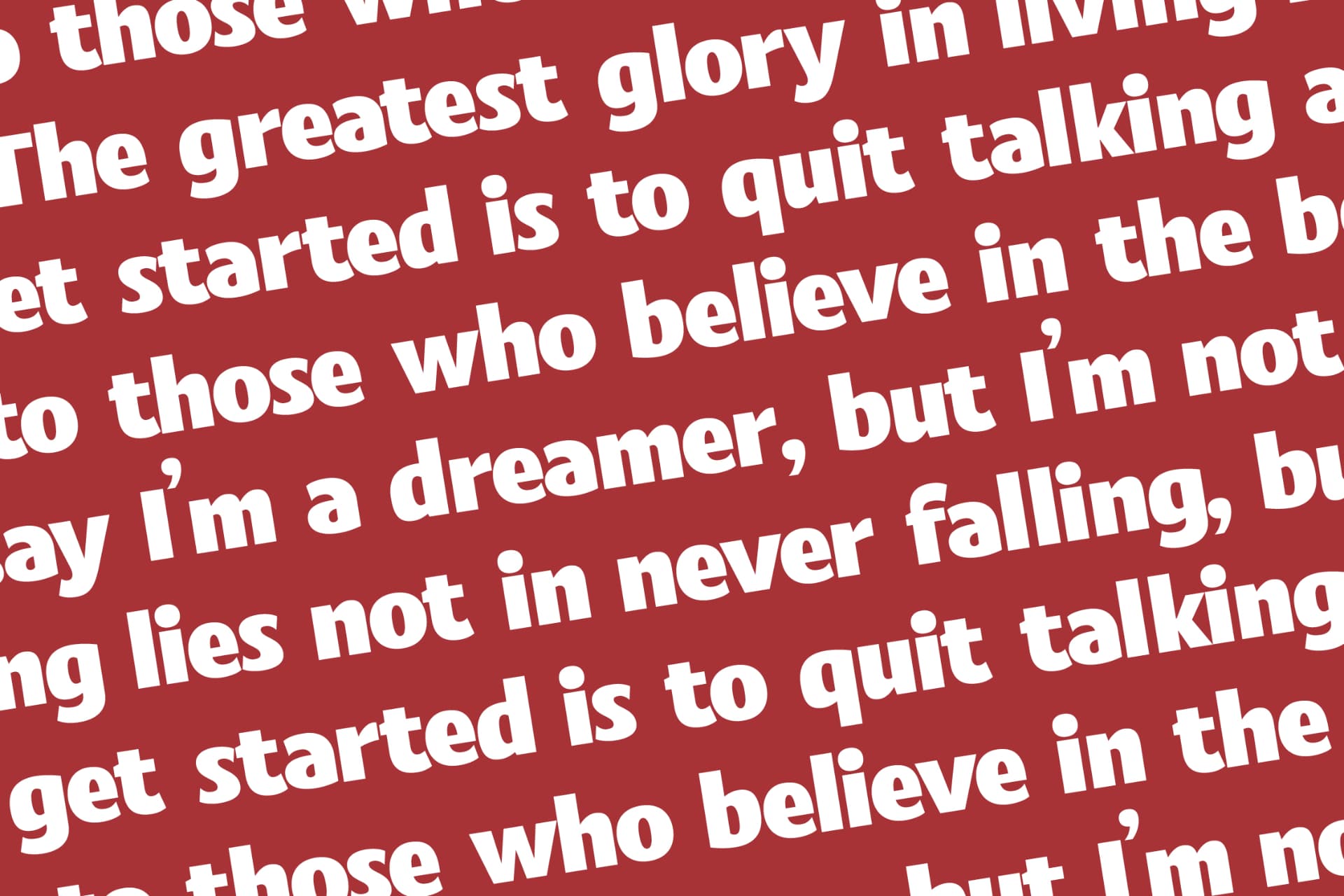 Preview 17 for Caffie Lofie - Display Sans Serif Font