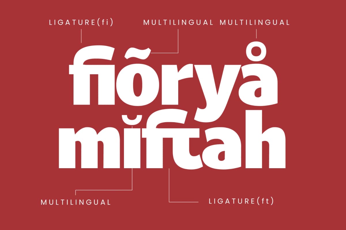 Preview 15 for Caffie Lofie - Display Sans Serif Font