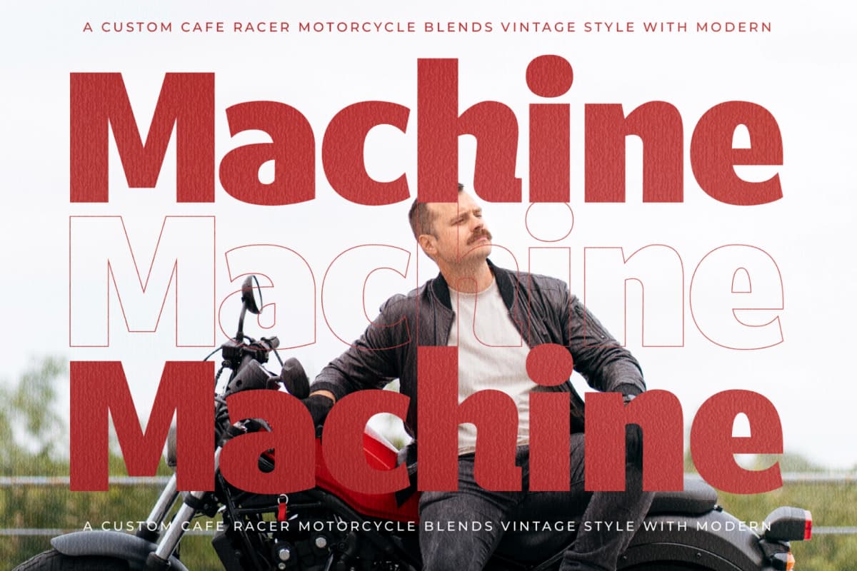 Preview 6 for Caffie Lofie - Display Sans Serif Font