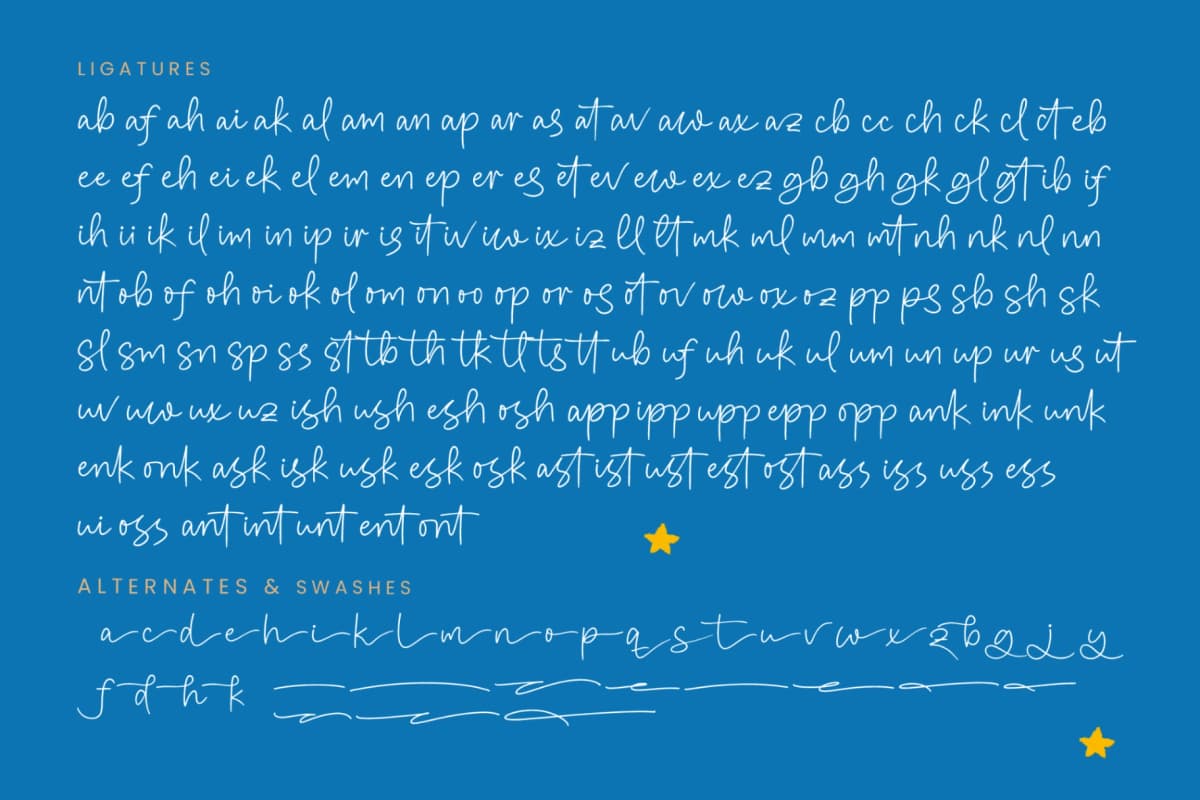 Preview 19 for Jestful Kids - Natural Handwritten Font