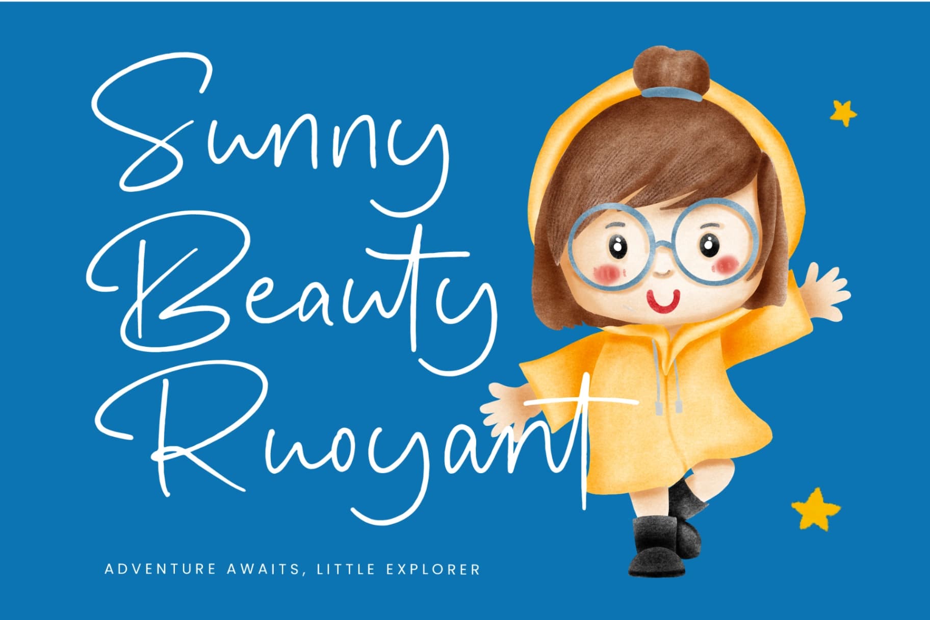 Preview 13 for Jestful Kids - Natural Handwritten Font