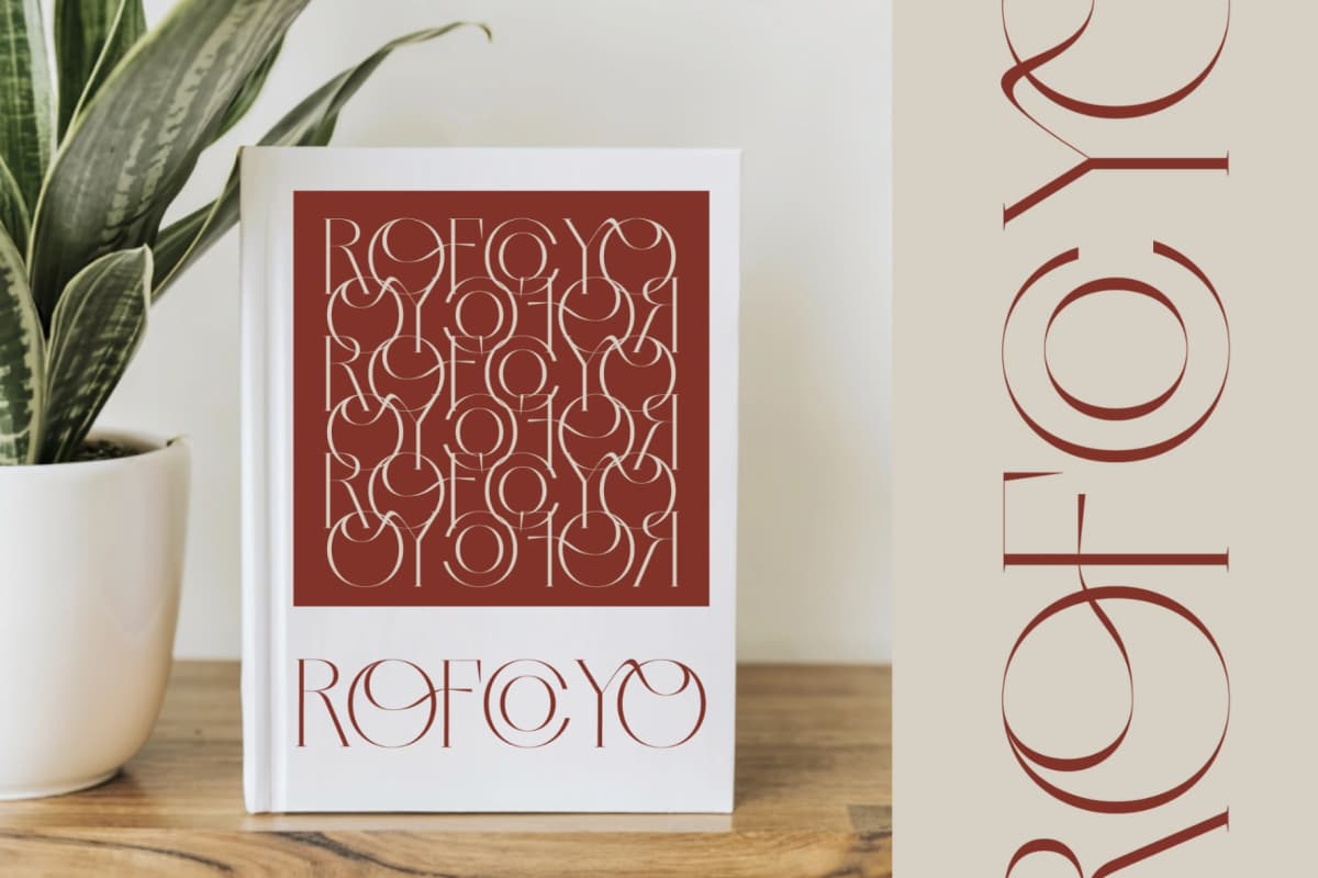 Qasnors - Modern Display Serif font preview 11