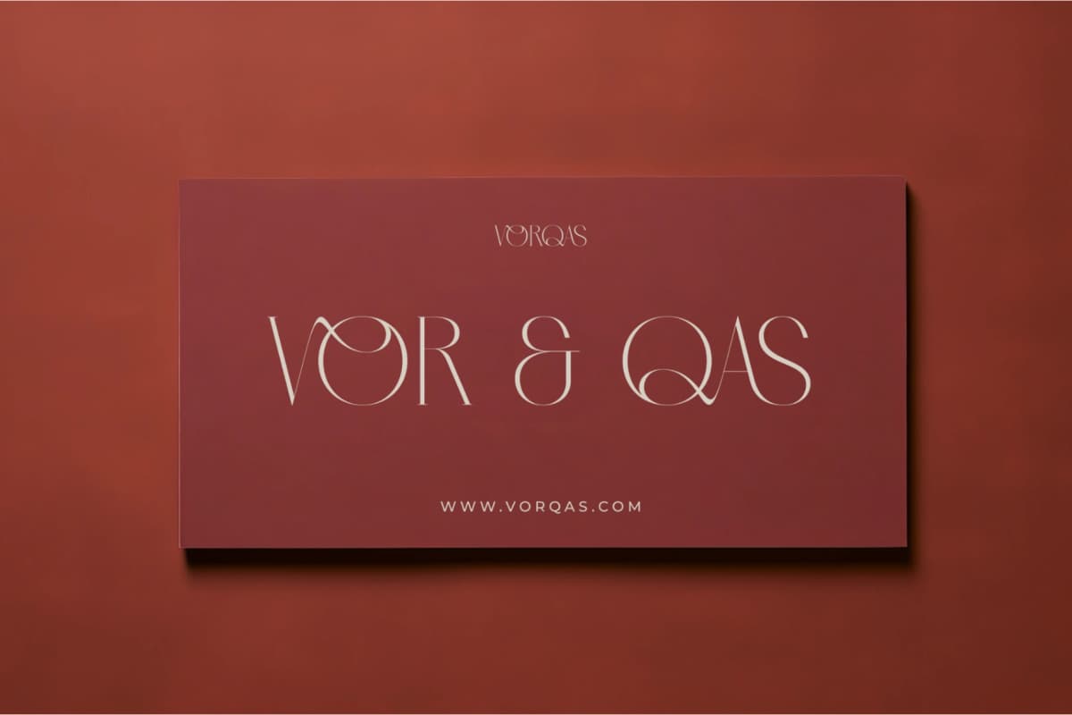Qasnors - Modern Display Serif font preview 10