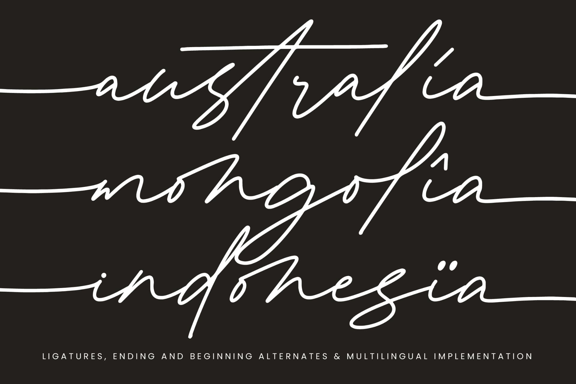 Preview 15 for Antique Prestig - Stylish Signature Font