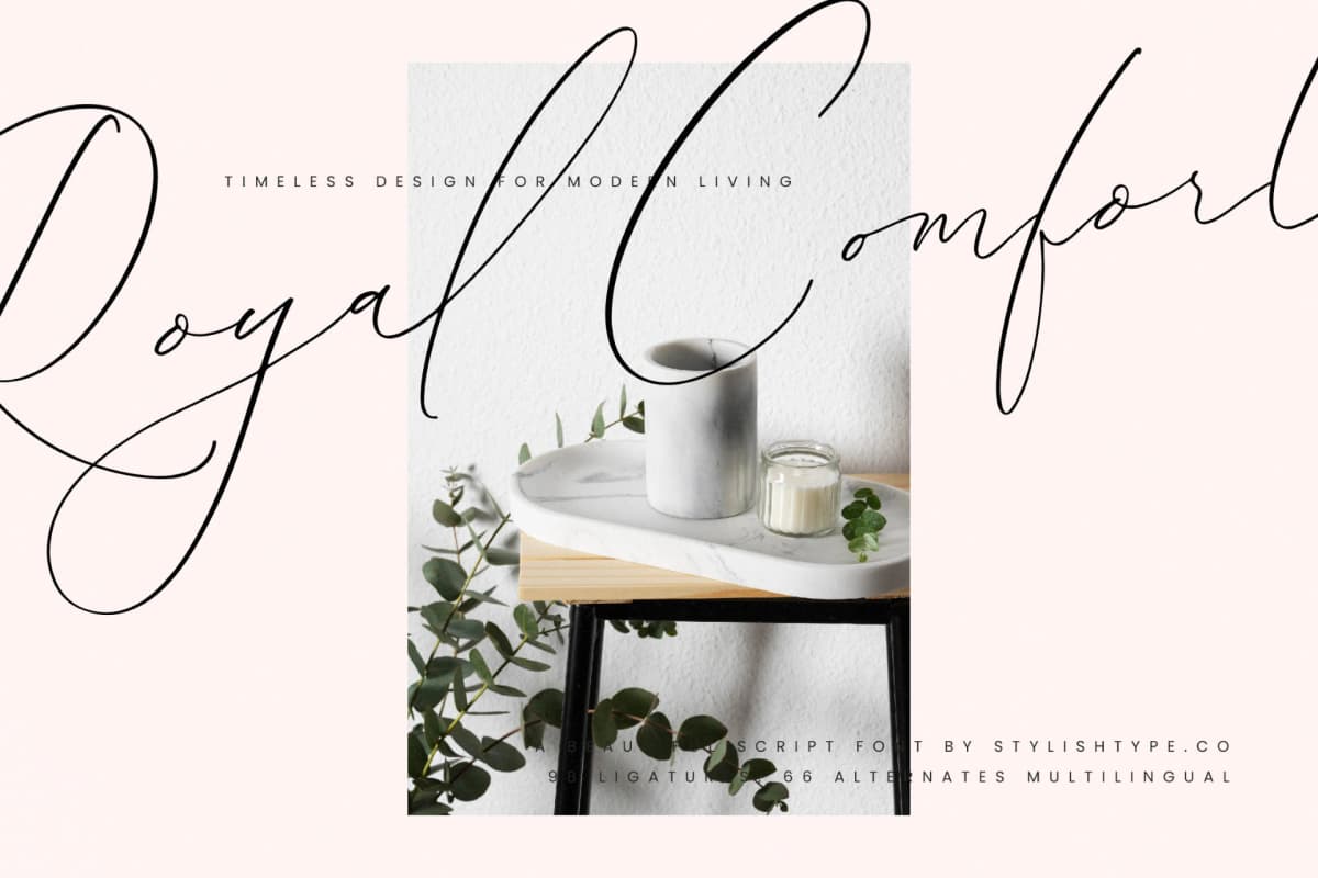 Romeland Sanctuary - Stylish Handwritten Font font preview 7