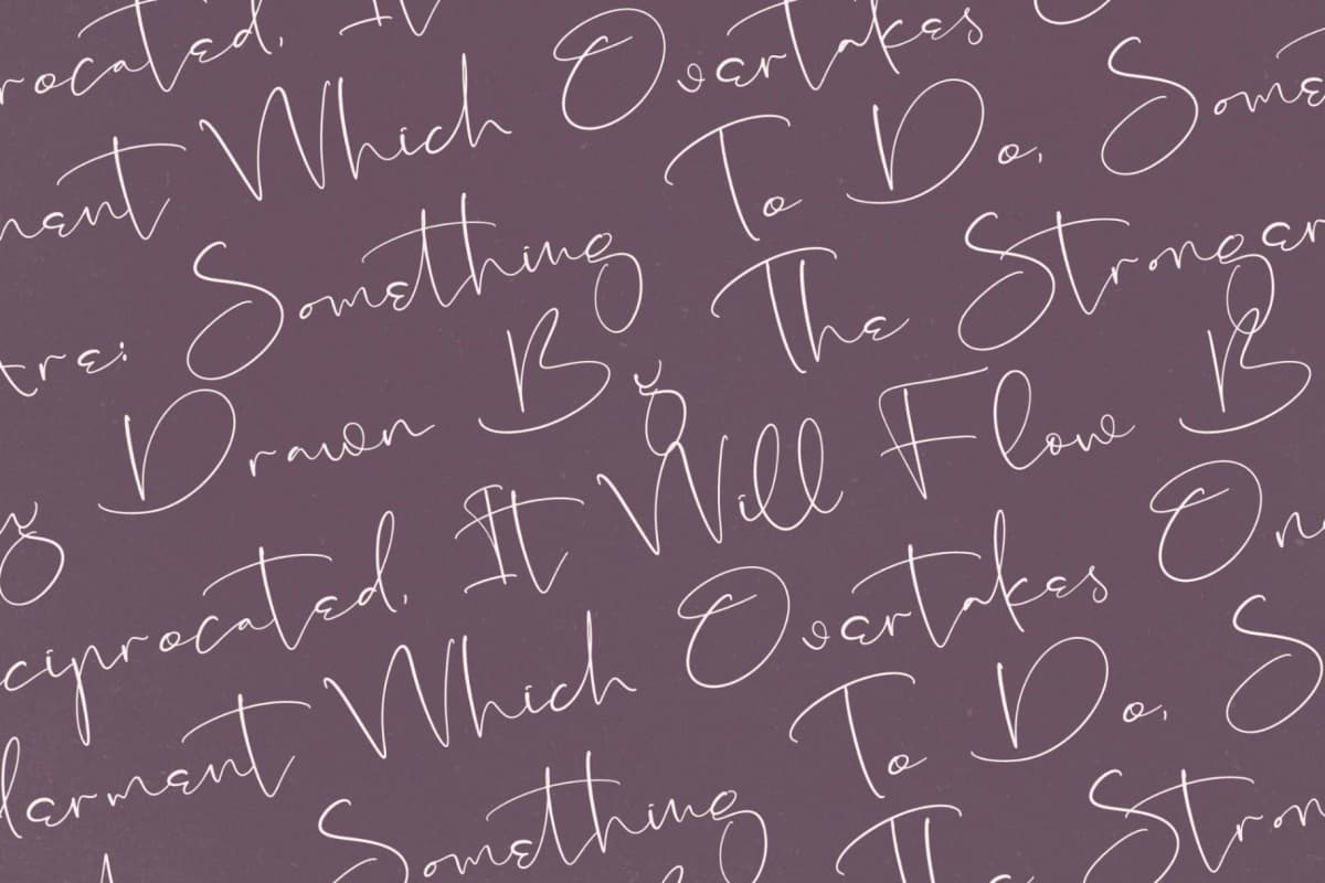 Preview 9 for Hallowa Pragestar - Modern Handwritten Font