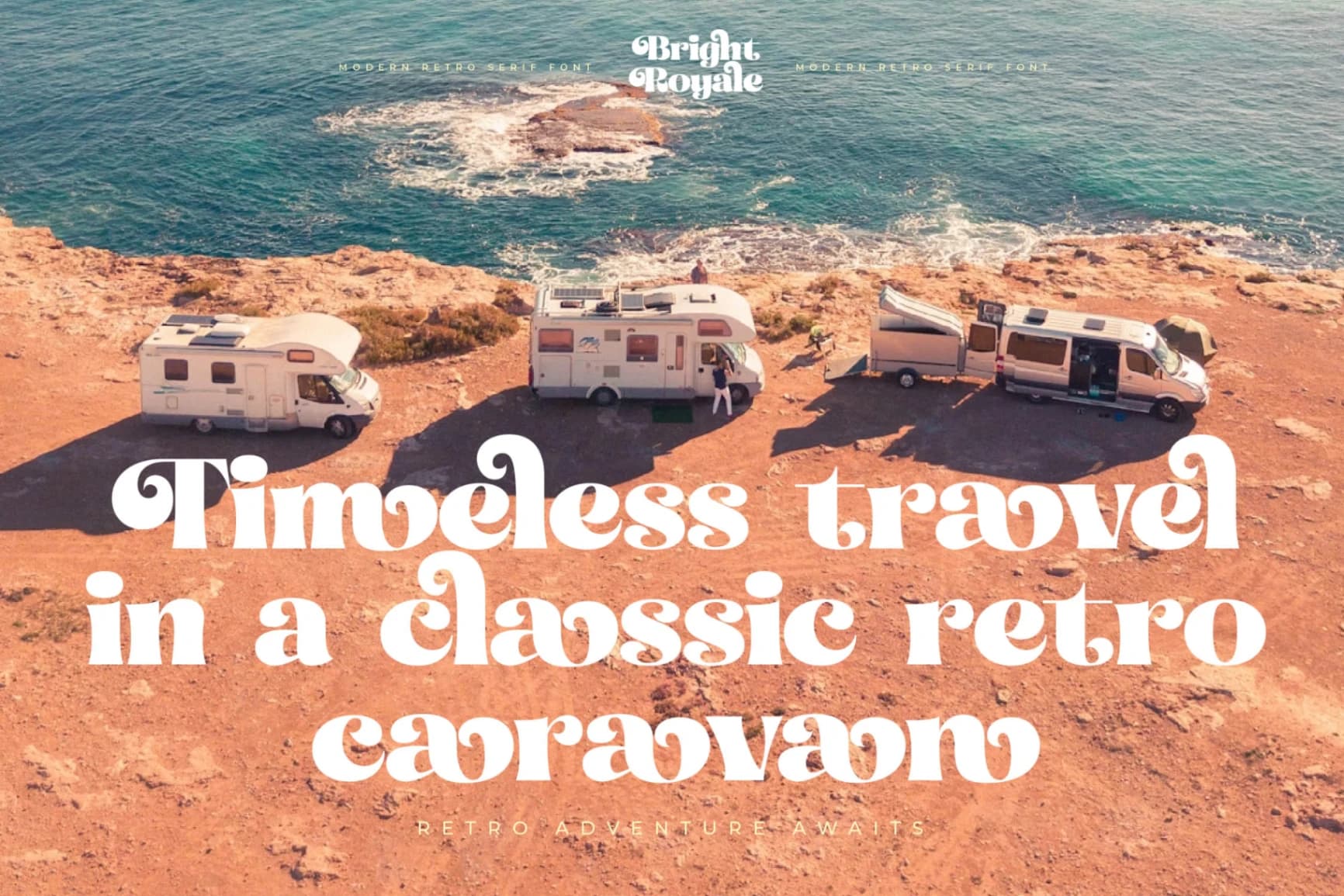 Preview 4 for Bright Royale - Modern Retro Serif Font