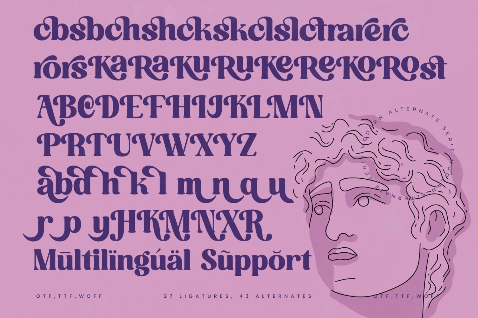 Preview 19 for Mathreal - Modern Alternate Serif Font