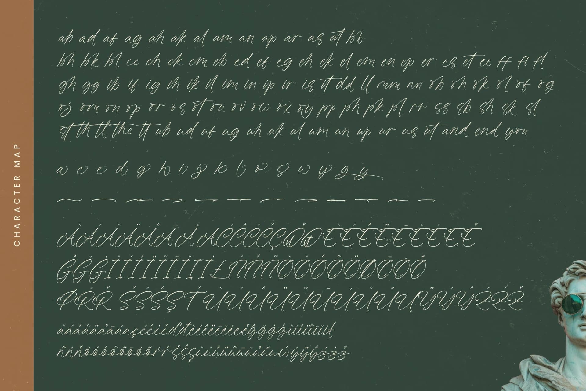 Preview 19 for Antiquity Rebelion - Stylish Handwritten Font