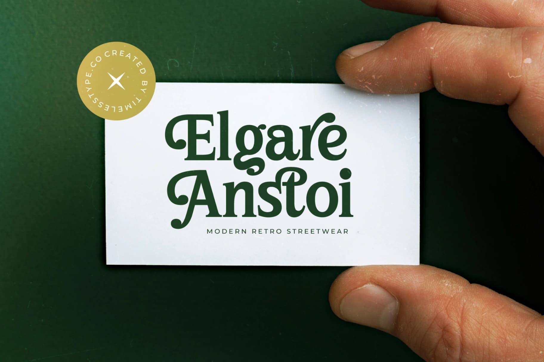 Preview 3 for Nugira Rilasto - Modern Retro Serif Font