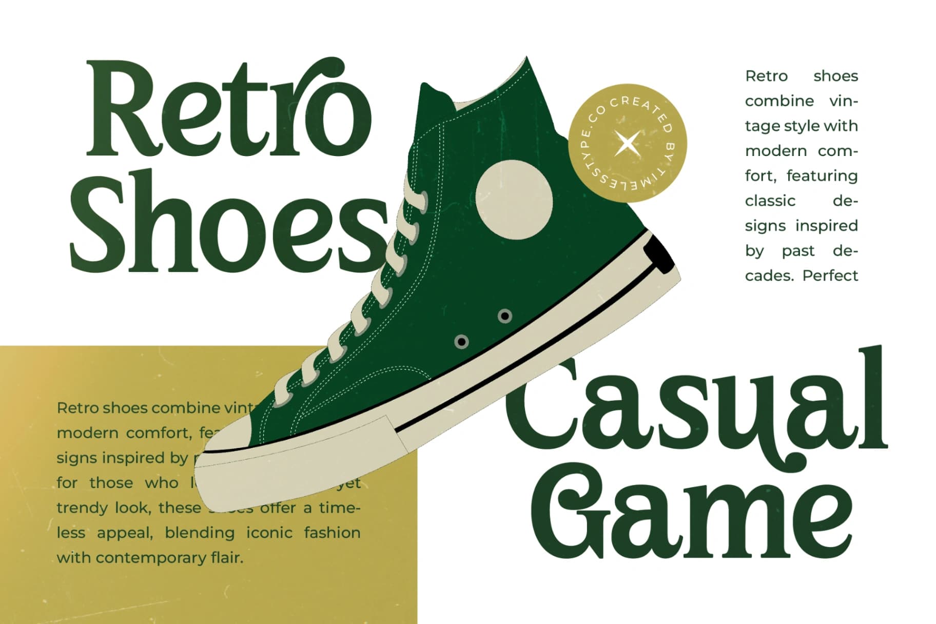 Preview 6 for Nugira Rilasto - Modern Retro Serif Font